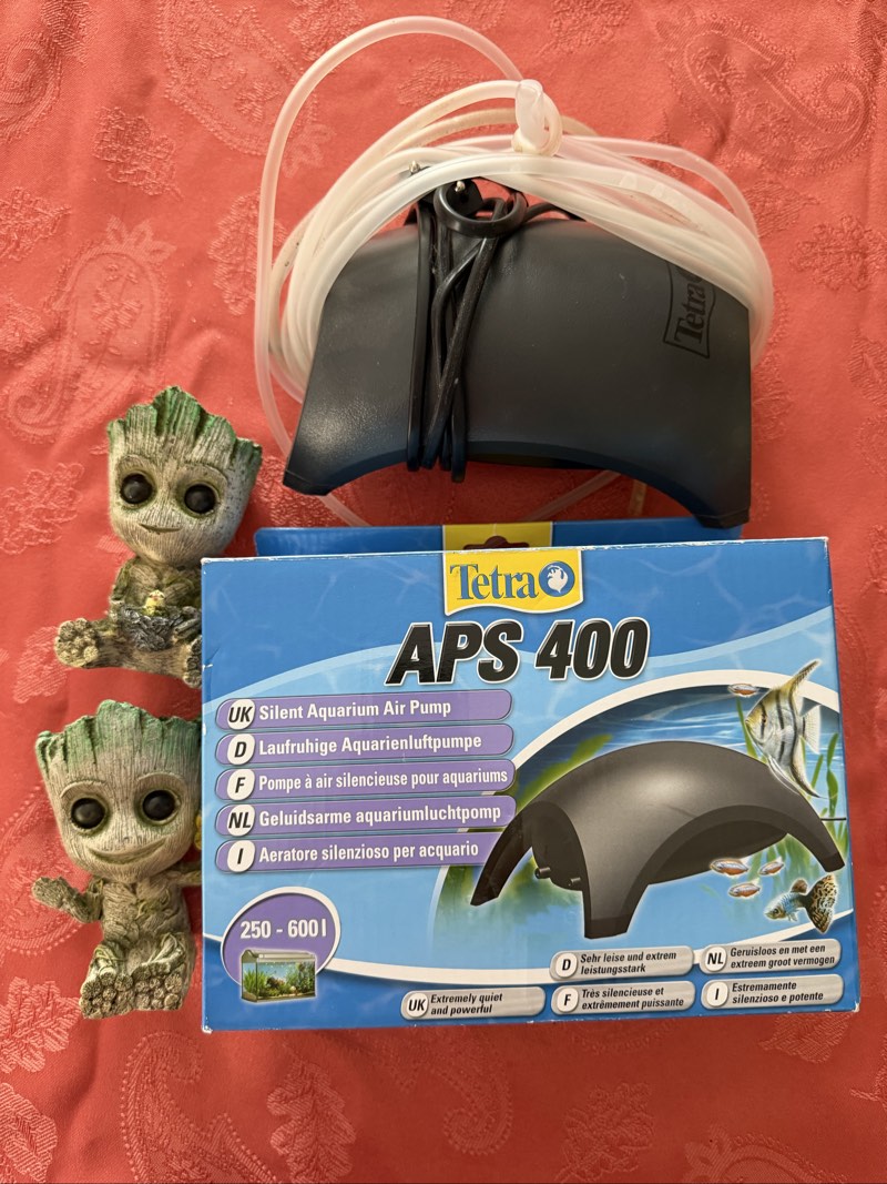 Pompe à air / pour 2 bulleurs TETRA aps 400