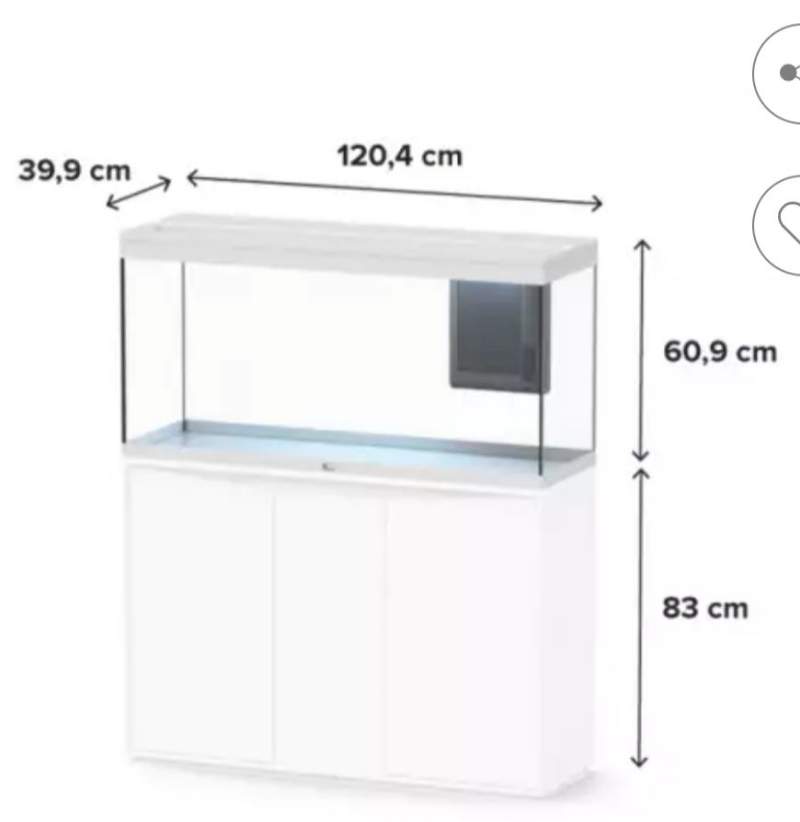 Aquarium de 250 L et meuble
